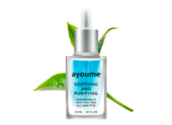 АЮМ  Сыворотка для лица успокаивающая  AYOUME Tea Tree Soothing-&-Purifying serum 30мл 00821 - фото 6870