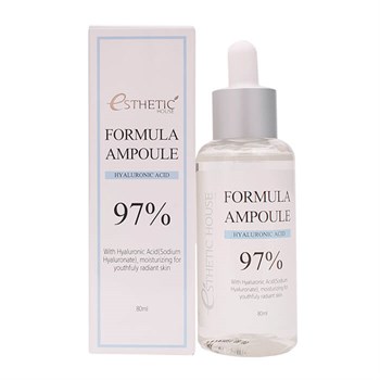 [ESTHETIC HOUSE] Сыворотка для лица с гиалуроном FORMULA AMPOULE HYALURONIC ACID, 80 мл 00965 - фото 6873