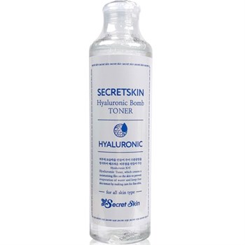 Тонер для лица гиалуроновый Secret Skin Hyaluronic Bomb Toner 250мл 00431 - фото 6896