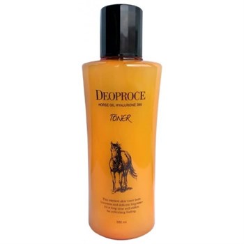 Horse Тонер с гиалуроновой кислотой и лошадиным жиром Deoproce Horse Oil Hyalurone Toner 380ml 00196 - фото 6910