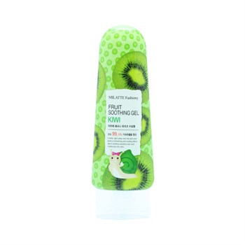 MILATTE Гель для лица и тела многофункциональный FASHIONY FRUIT SOOTHING GEL KIWI 200гр 02056 - фото 6938
