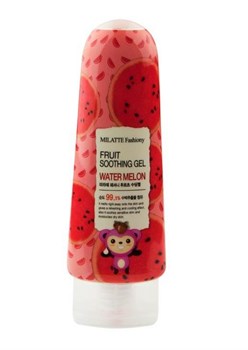 MILATTE Гель для лица и тела многофункциональный FASHIONY FRUIT SOOTHING GEL WATER MELON 200гр 02037 - фото 6940