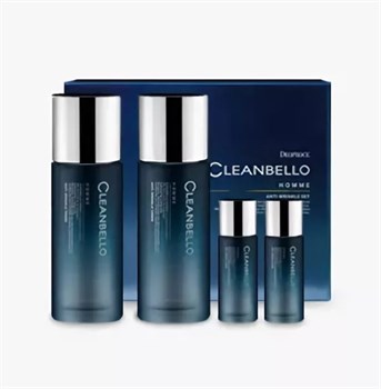 ДП HOMME Набор уходовый мужской антивозрастной  DEOPROCE CLEANBELLO HOMME ANTI-WRINKLE SET 00689 - фото 6972