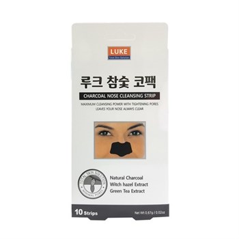 Luke Charcoal Nose Cleansing Strips (10 шт) угольные полоски очищающие 02100 - фото 6999