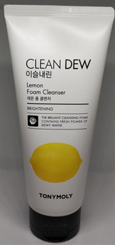 Пенка для умывания с экстрактом лимона "Clean Dew Lemon Foam Cleanser" 180ml (2) 01352 - фото 7069