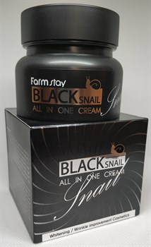 Крем с муцином черной улитки FARMSTAY Black Snail All In One Cream 100ml 00005 - фото 7121