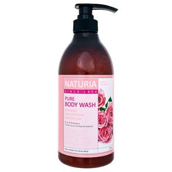 NATURIA Гель для душа РОЗА-РОЗМАРИН Pure Body Wash Rose & Rosemary, 750 мл 02470 - фото 7143