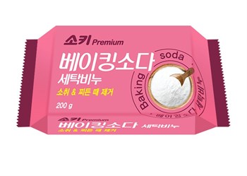 Mukunghwa Мыло хозяйственное Soki Premium Bakingsoda Laundry Soap 200гр 04354 - фото 7149