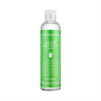 Secret Key  Тонер для лица с экстрактом алоэ Aloe Soothing Moist Toner  248мл 00338 - фото 7254