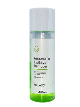 Meloso Pure Green Tea Lip&Eye Remover Успокаивающее средство для снятия макияжа, 100мл !!СРОКИ ГОДНОСТИ 03.2023!! 04114 - фото 7280