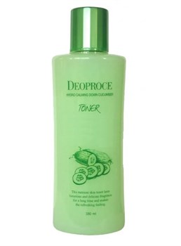 DEOPROCE  Тонер для лица успокаивающий с экстрактом огурца HYDRO CALMING DOWN CUCUMBER TONER 380ML 01991 - фото 7293