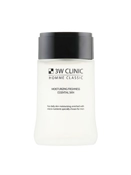 3W CLINIC Homme Classic Moisturizing Freshness Essential Skin Мужской увлажняющий тоник 03387 - фото 7298