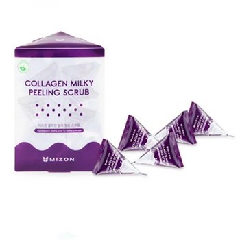 Mizon Collagen Milky Peeling Scrub Скраб для лица с содой и коллагеном 1шт/5гр !СРОК ГОДНОСТИ 10.2023! 03220 - фото 7411