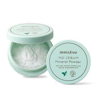 Бесцветная минеральная матирующая рассыпчатая пудра INNISFREE NO SEBUM MINERAL POWDER 5g 02340 - фото 7538