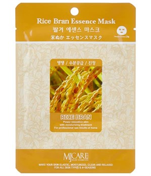 МЖ Essence Маска тканевая для лица Рисовые отруби Rice Bran Essence Mask 23гр !СРОКИ ГОДНОСТИ 03. 2024! 02576 - фото 7618