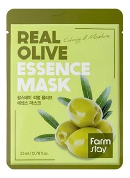 Тканевая маска для лица с экстрактом оливы  FARM STAY REAL OLIVE ESSENCE MASK  !СРОКИ ГОДНОСТИ 04.2024! 03357 - фото 7625