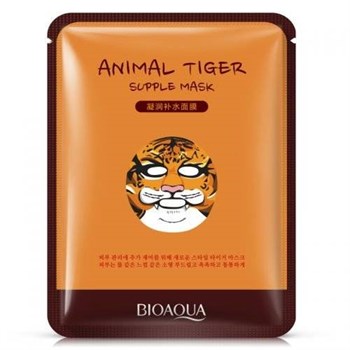 BIOAQUA ANIMAL TIGER Увлажняющая тканевая маска для лица, 30 г, 782249 04290 - фото 7652