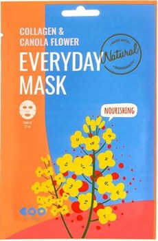 Dearboo	Collagen & Canola Flower Everyday Mask Маска тканевая питательная с коллагеном и цветком канолы !СРОКИ ГОДНОСТИ 04.2024! 03055 - фото 7680