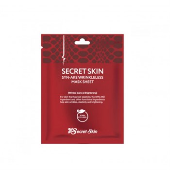 SS Syn-ake Маска для лица тканевая со змеиным ядом SECRETSKIN SYN-AKE WRINKLELESS MASK SHEET 20гр  !СРОКИ ГОДНОСТИ 11.2024! 03284 - фото 7714