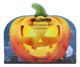 АЮМ HALLOWEEN Маска успокаивающая с экстрактом тыквы AYOUME HALLOWEEN HORROR PUMPKIN MASK [SOOTHING] !СРОКИ ГОДНОСТИ 07.2023! 02561 - фото 7724