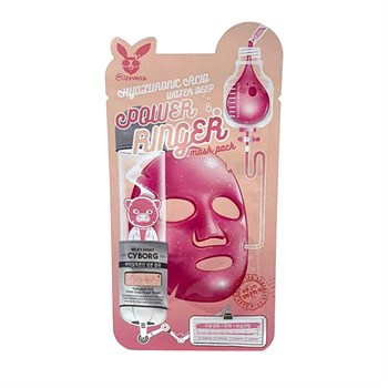 ЕЛЗ Тканевая маска для лица с гиалуроновой кислотой Elizavecca Hyaluronic Acid Water Deep Power Ringer Mask Pack, 23 мл  !СРОКИ ГОДНОСТИ 03.2024! 03378 - фото 7732