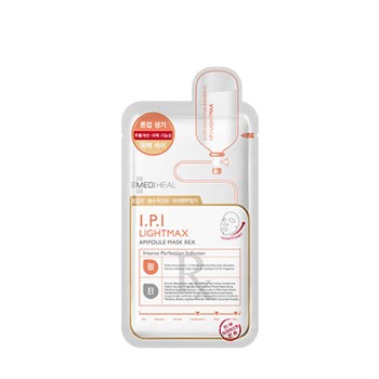 Осветляющая ампульная тканевая маска Mediheal Ampoule Mask I.P.I Lightmax 03762 - фото 7747