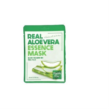 Тканевая маска с экстрактом алое  FARMSTAY REAL ALOE VERA ESSENCE MASK 03356 - фото 7771