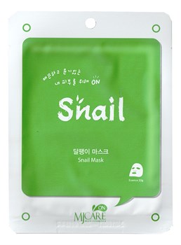 МЖ MJ CARE Маска тканевая улиточная MJ on Snail mask pack 22гр  !СРОКИ ГОДНОСТИ 04.2024! 01385 - фото 7778