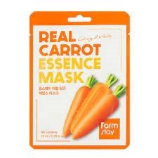 Тканевая маска с экстрактом морковки   FARM STAY REAL CARROT ESSENCE MASK 03987 - фото 7784