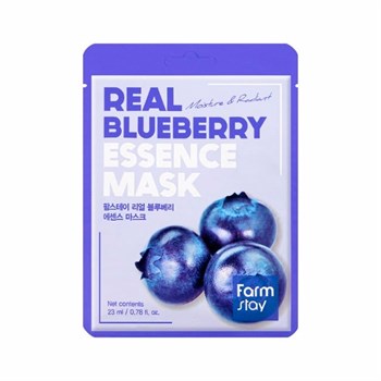 Farm Stay Real Blueberry Essence Mask Тканевая маска с экстрактом черники 23ml 04706 - фото 7832