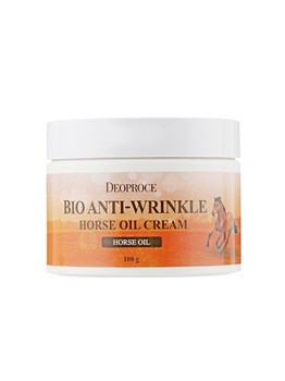 Биокрем против морщин с лошадиным жиром DEORPOCE BIO ANTI-WRINKLE HORSE CREAM 100гр 01376 - фото 7867