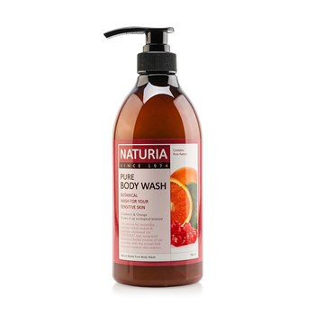 NATURIA Гель для душа КЛЮКВА-АПЕЛЬСИН Pure Body Wash Cranberry & Orange, 750 мл 02469 - фото 7918