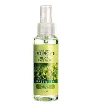 DEOPROCE Мист для лица увлажняющий с экстрактом зеленого чая  WELL-BEING HYDRO FACE MIST GREENTEA  100ml 00452 - фото 7923