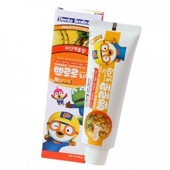 Pororo Зубная паста детская ананас Toothpaste For Kids (Pineapple) 90гр 03372 - фото 7960