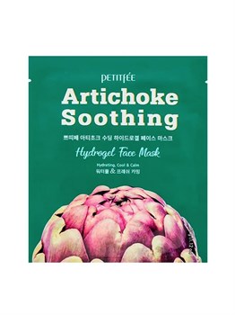 Petitfee Противоотёчная гидрогелевая маска с артишоком  Artichoke Soothing Hydrogel Face Mask 02707 - фото 7991