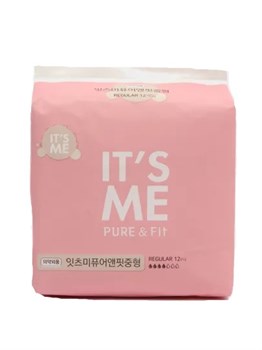 It's Me Pure & Fit Прокладки женские гигиенические с крылышками, 4 капли pads large 10шт 04764 - фото 8073