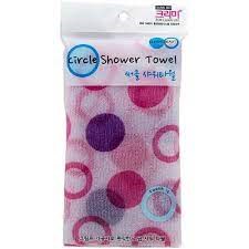 CLEAN&BEAUTY Мочалка для душа (28х95) Circle Shower Towel 1шт 04766 - фото 8075