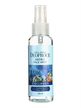 DEOPROCE Мист для лица увлажняющий с коллагеном WELL-BEING HYDRO FACE MIST COLLAGEN 100ml !СРОКИ ГОДНОСТИ 06.2023! 02963 - фото 8081