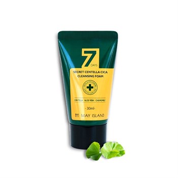 May Island Очищающая пенка для проблемной кожи с экстрактом центеллы 7 Days Secret Centella Cica Cleansing Foam 30мл 04003 - фото 8087