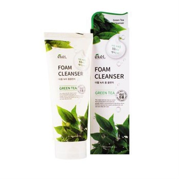 EKEL Пенка для умывания с экстрактом зеленого чая FOAM CLEANSER GREEN TEA 180 мл 01779 - фото 8092