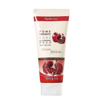 FARM STAY Пенка для умывания с экстрактом граната POMEGRANATE PURE CLEANSING FOAM 180ml 04672 - фото 8111