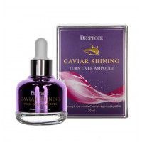 Сыворотка для лица с экстрактом икры DEOPROCE CAVIAR SHINING TURN OVER AMPOULE 30гр 00454 - фото 8185