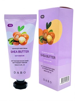 Dabo Skin Relief Hand cream Shea butter 100 гр Крем для рук с маслом Ши 02849 - фото 8268