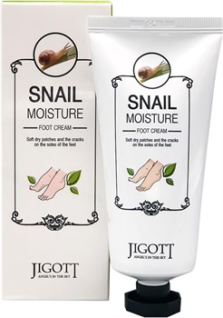 JIGOTT Крем для ног МУЦИН УЛИТКИ SNAIL MOISTURE FOOT CREAM, 100 мл 03554 - фото 8272