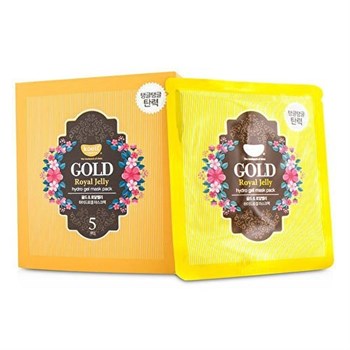 Koelf Gold & Royal Jelly Mask Гидрогелевая маска для лица с золотом и маточным молочком 04778 - фото 8273