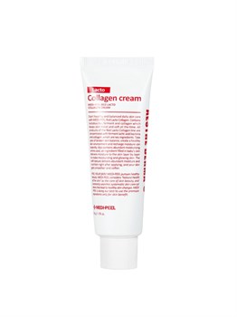 MEDI-PEEL Red Lacto Collagen Cream Крем для лица с гидролизованным коллагеном и 6 аминокислот 50ml 04773 - фото 8299