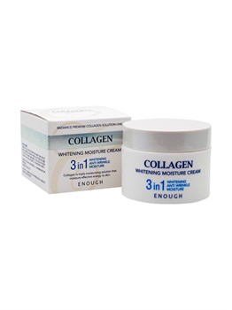 Enough Крем для лица Collagen Whitening Moisture Cream 3 in 1 50 ml 01813 - фото 8310