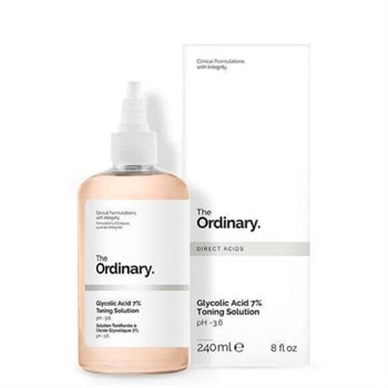 The Ordinary Glycolic Acid 7% Toning Solution Обновляющий тоник с гликолевой кислотой 240 мл 04786 - фото 8316