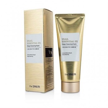 THE SAEM Пенка антивозрастная с улиткой Snail Essential EX Wrinkle Solution Deep Cleansing foam 150ml 01204 - фото 8380