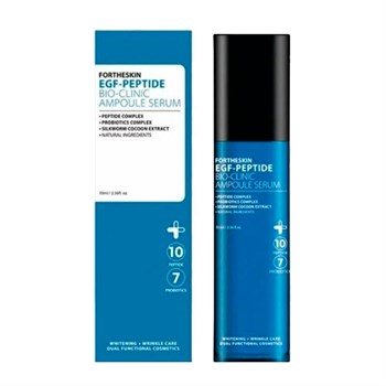 Fortheskin Egf- Peptide Bio-Clinic Ampoule Serum  Ампульная сыворотка с пептидами и EGF 70 мл 04863 - фото 8426